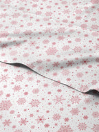 Komplet pościeli King Christmas Tree - Świąteczny wzór Xmas na lnie - Głębokie kieszenie - Dopasowany krój - 4 części - Bez zagnieceń - Wygodna i chłodząca świąteczna pościel zimowa - Łatwa w pielęgnacji - Przyjazna dzieciom