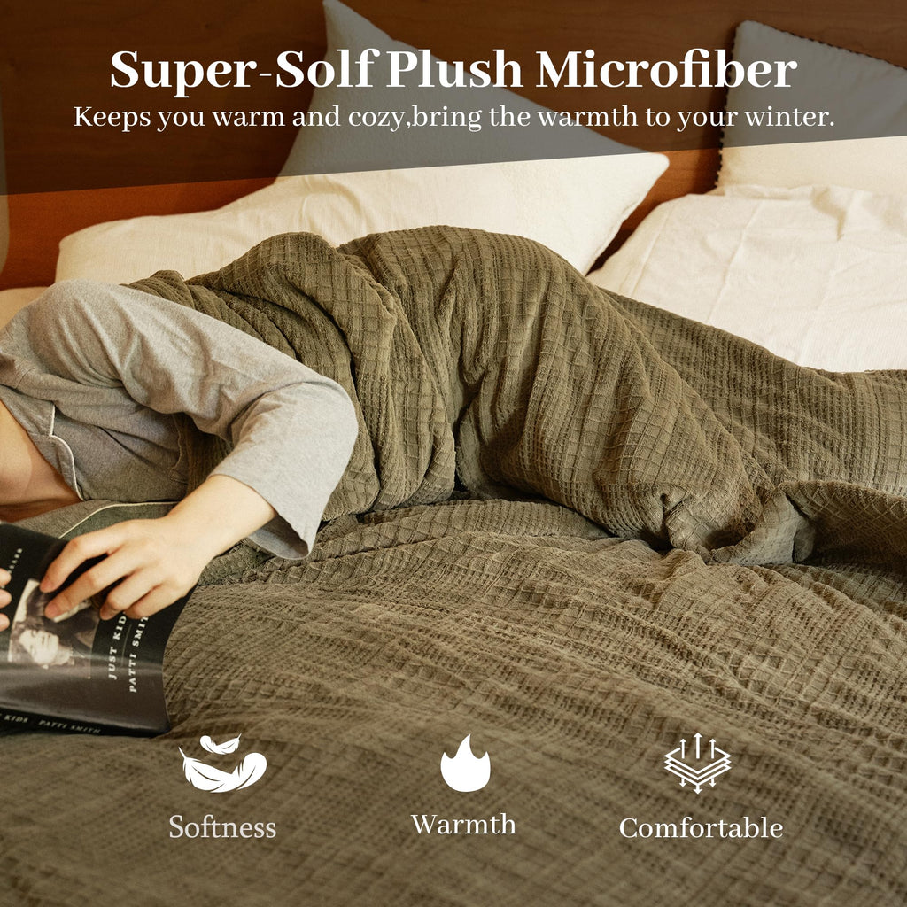 Verwarmd deken elektrisch deken plaid 50''X60'' - verwarmingsdeken met 6 warmtestanden - 2-10 uur automatische uitschakeling, ETL gecertificeerd, wasmachinebestendig (zwart)