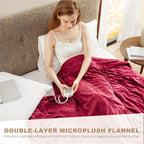 Sherpa Soft California King Electric Blanket with Dual Controls, Heating Blankets | Washable | 1-10 Hour Automatic Shut Off | Double Zone, 6 Heat Settings | 100" x 94" Grey