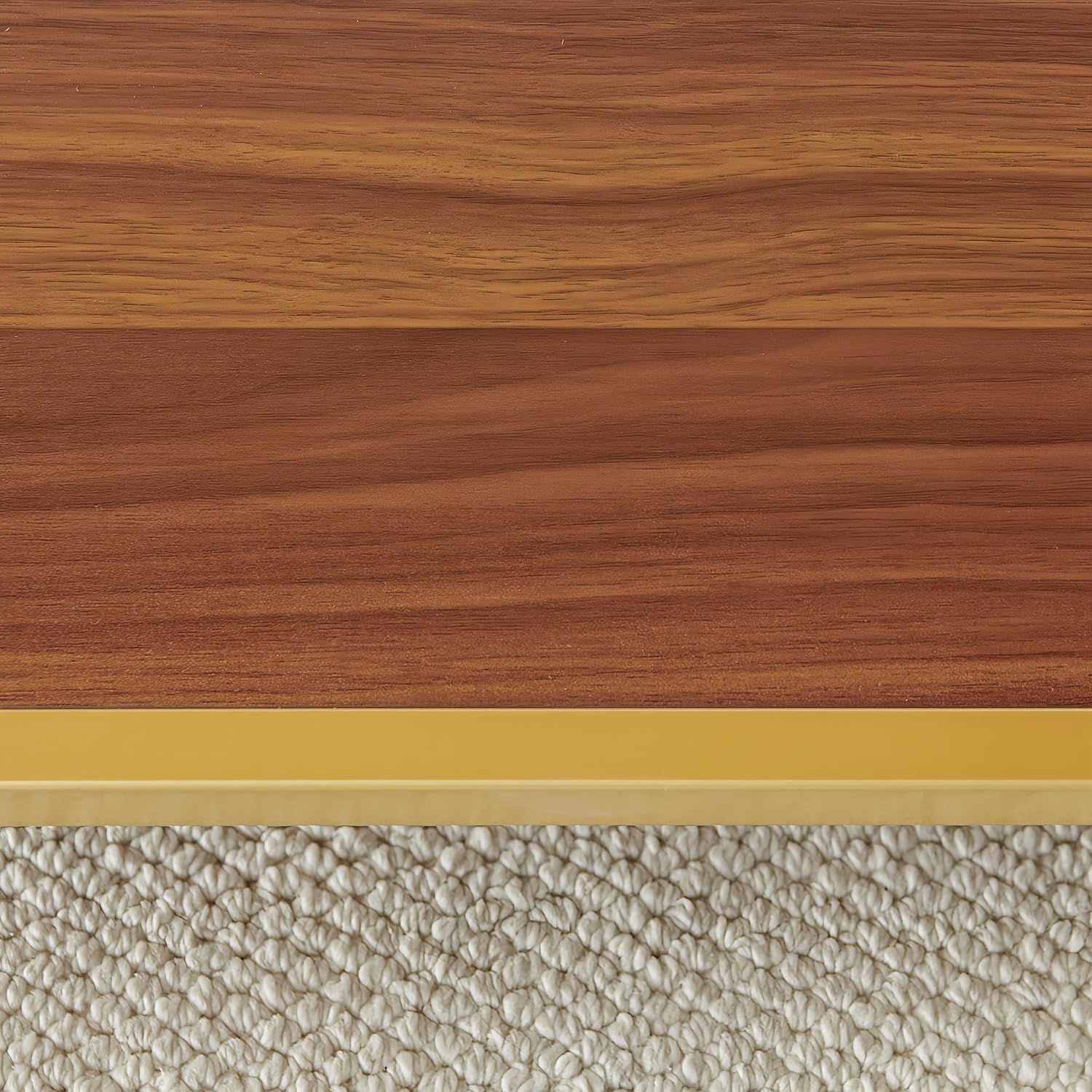 Modern Rectangle Glass Coffee Table with Amber Glass Top, Rectangle Glass Table for Living Room, L41''×W19''×H18'', Gold Table Legs Structure & Amber Glass Top