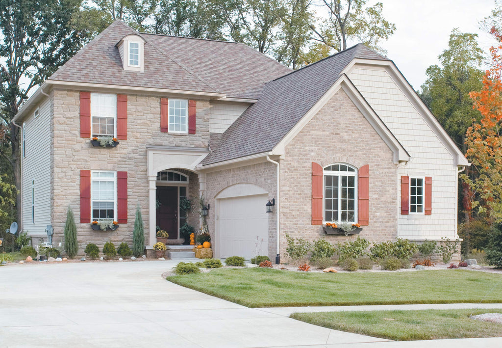 Builders Edge 12"W x 54"H, Persianas Personalizadas de Três Tábuas Espaçadas (2 Ripas) (Por Par), 002 - Preto