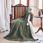 Verwarmd deken elektrisch deken plaid 50''X60'' - verwarmingsdeken met 6 warmtestanden - 2-10 uur automatische uitschakeling, ETL gecertificeerd, wasmachinebestendig (zwart)