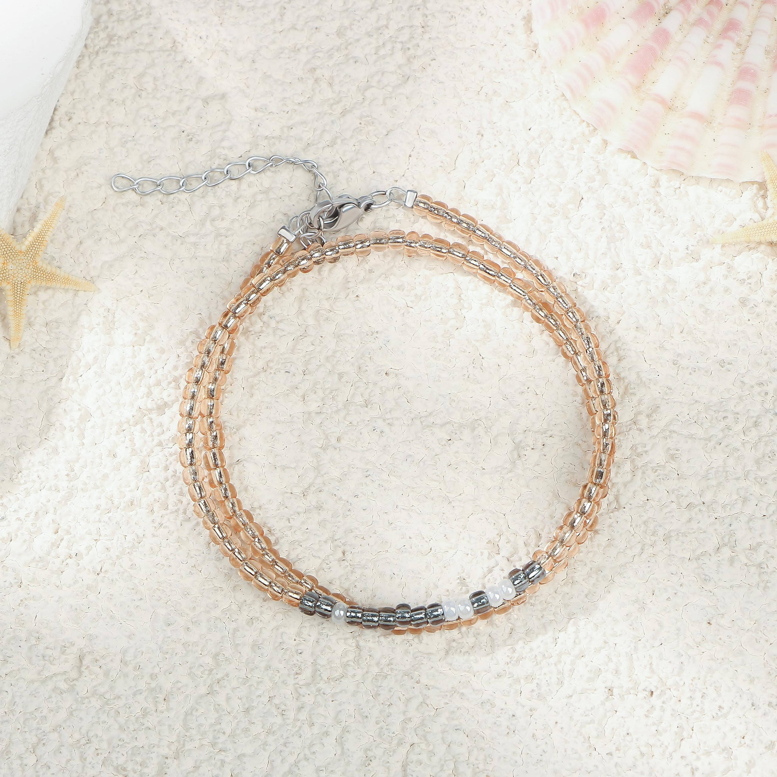 Cadeaux Drôles pour Amie Bracelets en Code Morse pour Femmes Bijoux Inspirants avec Message Caché Cadeaux d'Anniversaire de Noël pour Elle Meilleure Amie Sœur Bracelets Ajustables à Perles Enveloppants Beau Bracelet