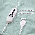 Coperta Elettrica Riscaldata 72"x84" Taglia Completa, Morbido Pile di Corallo con 4 Livelli di Riscaldamento e Spegnimento Automatico dopo 10 Ore, Lavabile in Lavatrice, Tessuto Morbido e Accogliente per la Casa, Grigio Scuro