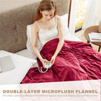 Sherpa Soft California King Electric Blanket with Dual Controls, Heating Blankets | Washable | 1-10 Hour Automatic Shut Off | Double Zone, 6 Heat Settings | 100" x 94" Grey