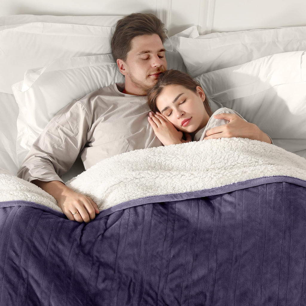 Coperta Elettrica Riscaldata Plaid con 5 Livelli di Riscaldamento e Spegnimento Automatico dopo 4 Ore, Plaid Riscaldato 50"x60" con Certificazione ETL e FCC per Casa e Ufficio, Lavabile in Lavatrice, Grigio Scuro