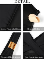 Blooming Jelly Womens One Piece Swimsuit Full Coverage Tummy Control Bathing Suit Curvy Swim Suits 2025 (XL, Army Green)