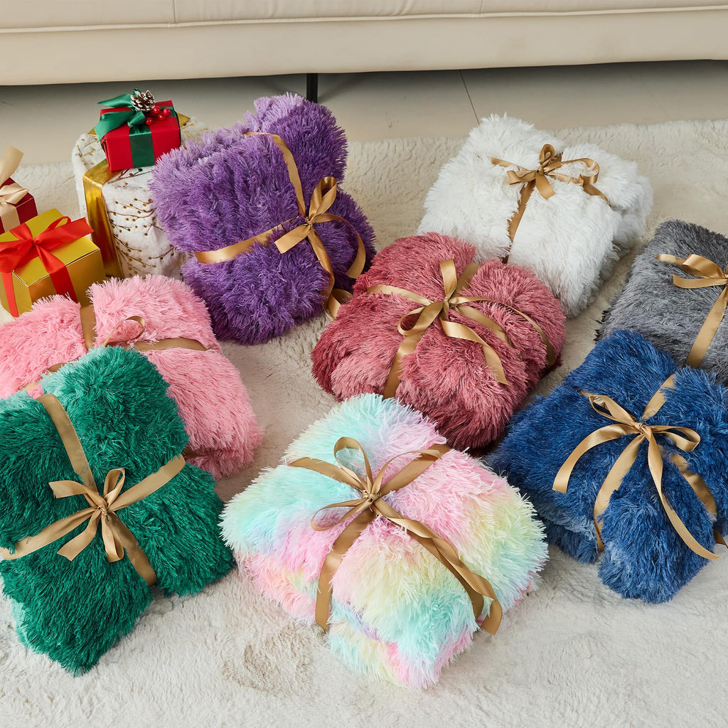 Elektrische Heizdecke mit Kunstpelz, Größe mit flauschigem Sherpa-Rücken, wärmende Plüschdecke Geschenk, weiche Heizdecken mit 10 Wärmeeinstellungen, 5 Zeiteinstellungen, ETL 50"x60", Anthrazitgrau