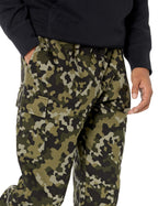 Amazon Essentials Men's Cargo Fleece Sweatpant, Olive Geo Camo, XX-Large