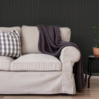 کاغذ دیواری قابل جدا شدن و چسبان Tempaper Black Faux Beadboard، ۲۰.۵ اینچ در ۱۶.۵ فوت، ساخت آمریکا