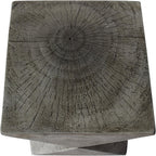 Christopher Knight Home Lux Outdoor Weight Concrete Side Table, Light Gray