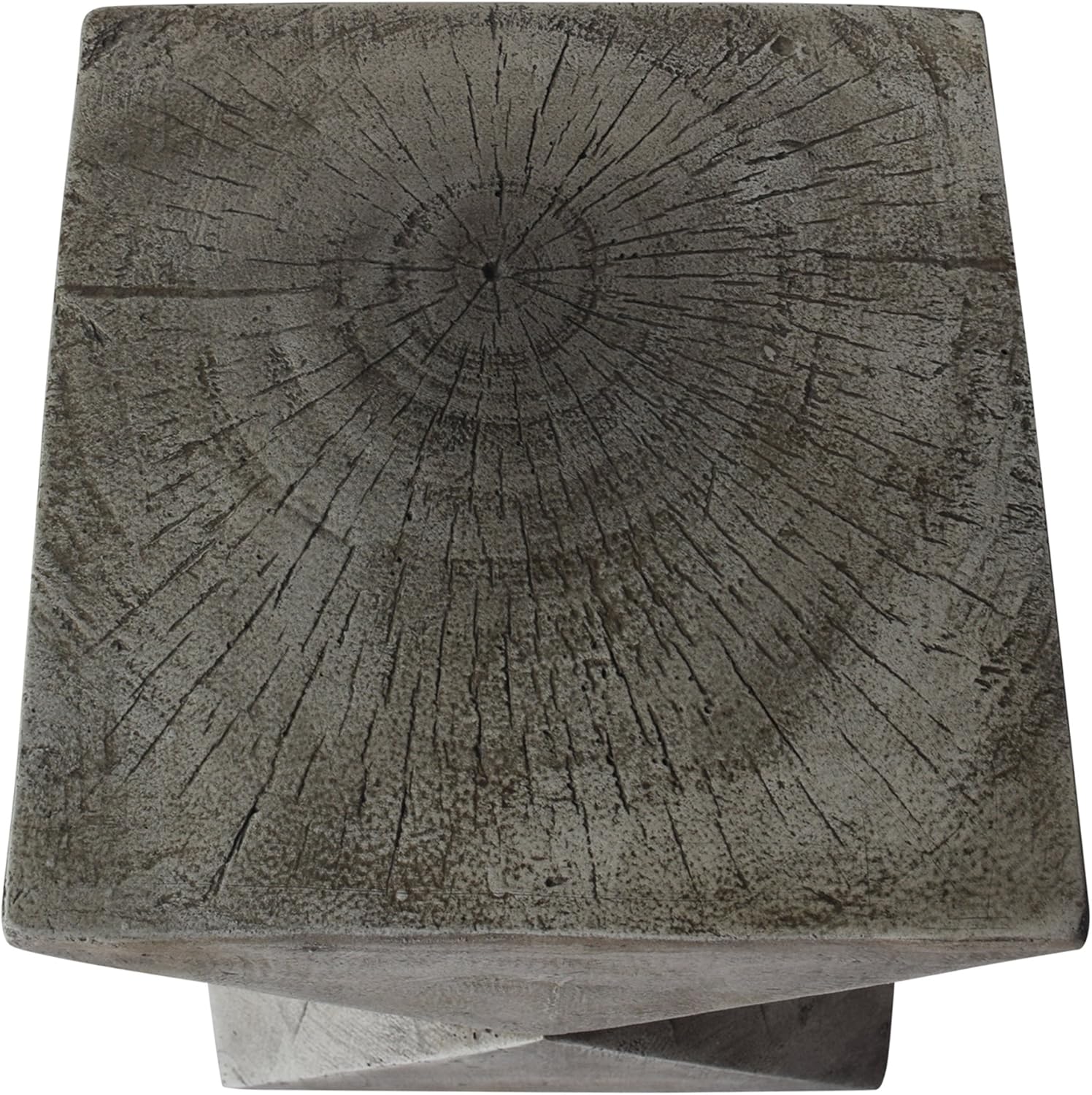 Christopher Knight Home Lux Outdoor Weight Concrete Side Table, Light Gray