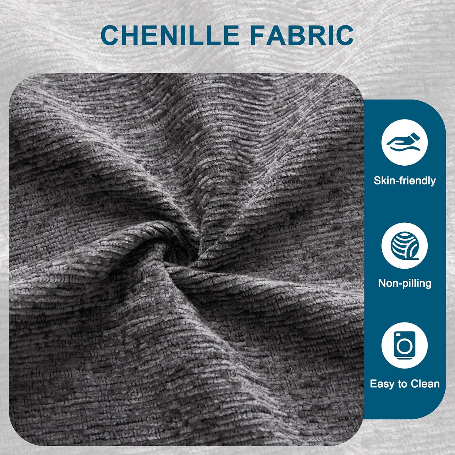 Oversized Sleeper Sofa Couch, 110 inch 2 in 1 Pullout Couch Bed with Double Storage Chaise, Sectional Sleeper Sofa Bed with Side Pocket for Living Room, Dark Grey