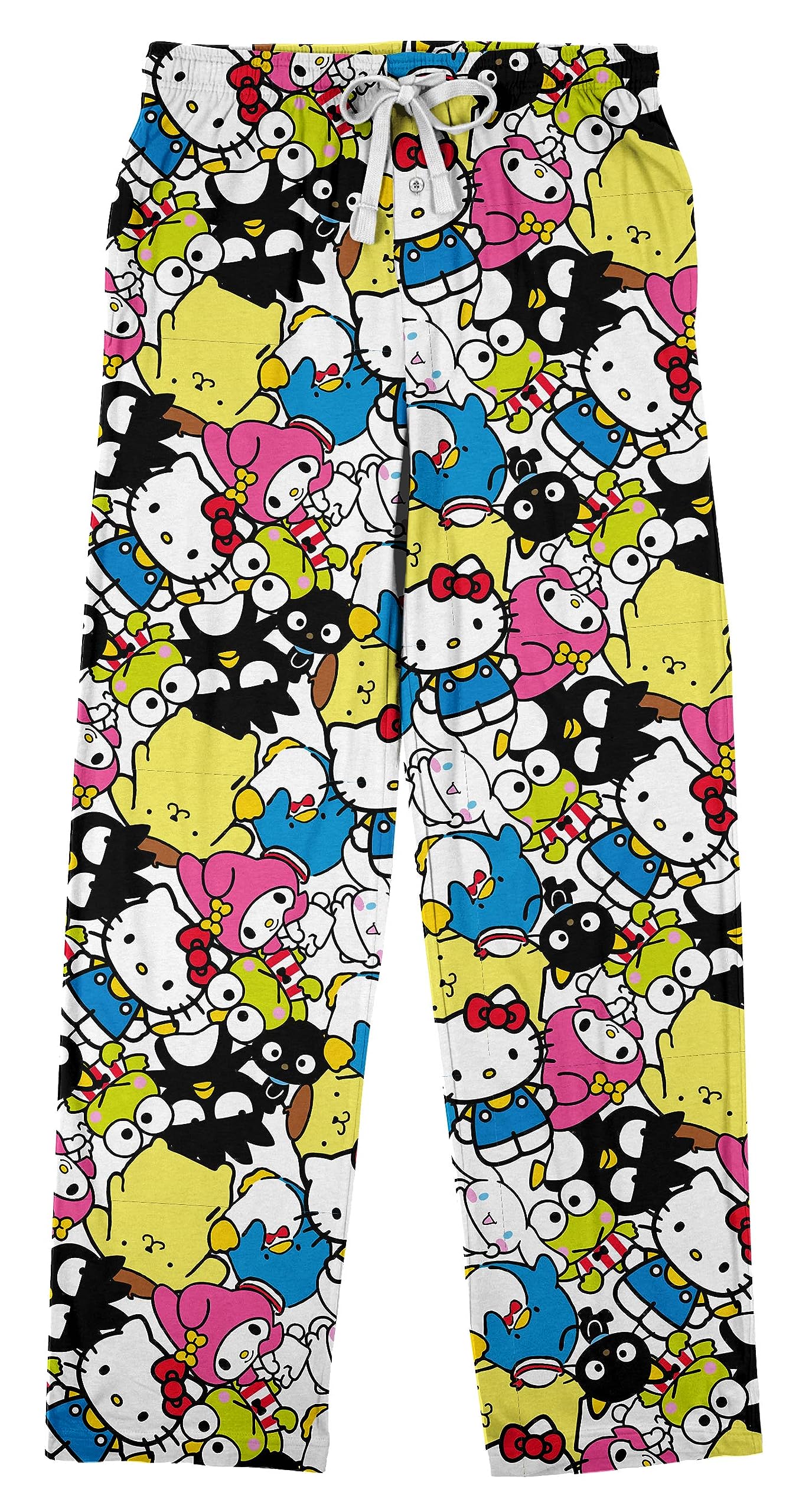 Hello Kitty Character Collage Unisex Sleep Pants Multicolored