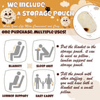 Bnuitland Burritos Tortilla Throw Blanket, 300GSM Double Sided Giant Funny Gift with Pouch, Realistic Super Soft Novelty Taco Swaddle Food Blanket for Baby/Kids and Pets Wrap