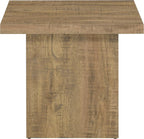 Coaster Home Furnishings Zetta Square Living Room End Table Sofa Side Table Engineered Eco-Friendly Wood Look Laminate Veneer Rustic Farmhouse Mango Brown 708067