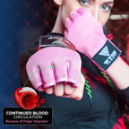 WYOX Gel Boxing Hand Wraps Inner Gloves for Men & Women – 80cm Quick Wrist Strap, Padded Knuckle Support, Fingerless MMA Muay Thai Kickboxing Wraps for Training, Punching & Martial Arts