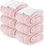 Utopia Bedding Sherpa Blanket Queen Size (Plum, 90x90 Inches) - Soft Lightweight Plush Fleece Reversible Blanket for Bed, Sofa, Couch, Camping and Travel