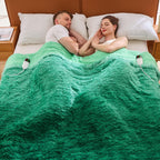 Elektrische Heizdecke mit Kunstpelz, Größe mit flauschigem Sherpa-Rücken, wärmende Plüschdecke Geschenk, weiche Heizdecken mit 10 Wärmeeinstellungen, 5 Zeiteinstellungen, ETL 50"x60", Anthrazitgrau