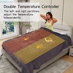 Coperta Elettrica Riscaldata 72"x84" Taglia Completa, Morbido Pile di Corallo con 4 Livelli di Riscaldamento e Spegnimento Automatico dopo 10 Ore, Lavabile in Lavatrice, Tessuto Morbido e Accogliente per la Casa, Grigio Scuro