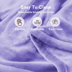 Elektrisch verwarmd deken 72" x 84" volledige maat flanellen stof met 4 verwarmingsniveaus & 10 uur automatische uitschakeling, ademend warm en wasbaar voor zacht en bed - lichtgrijs