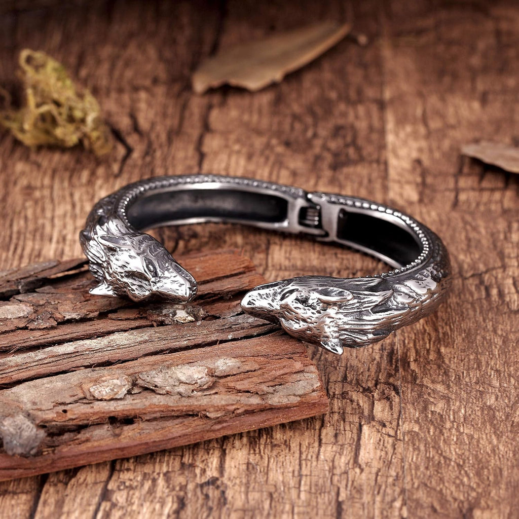 Men’s Bracelets – Various Designs in Black, Silver, and Polished Finishes with Genuine Leather & Rust Resistant Stainless Steel – Jewelry Gift or Accessory for Men