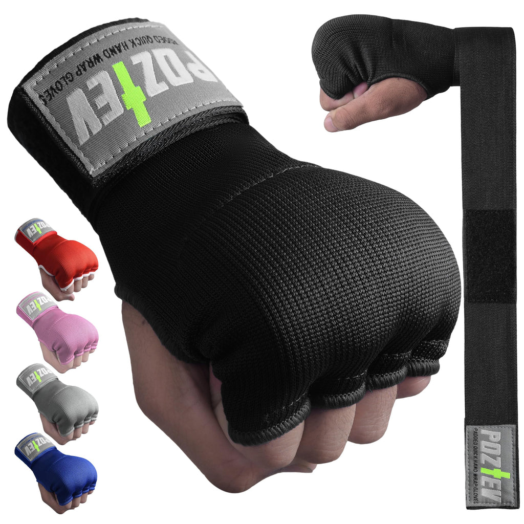 Boxing Hand Wraps for Men & Women - Boxing Quick Wraps Inner Gloves Kickboxing Handwraps for Boxing Gloves Gear Knuckle Support Elastic Wrist Straps for Training MMA Shadowboxing Muay Thai