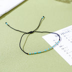 RareLove Nouveau Départ Cadeaux pour Femmes Bracelet Perlé en Code Morse, Encouragement Inspirant pour Amies, Cadeaux de Réconfort pour Divorce Rupture, Bracelets Message Secret Étanches Petit Poney Graine