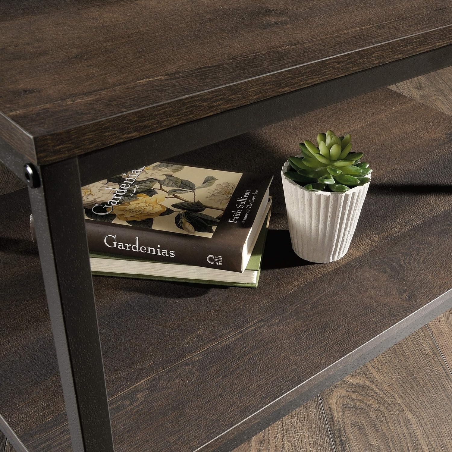 Sauder North Avenue Coffee Table, Smoked Oak finish
