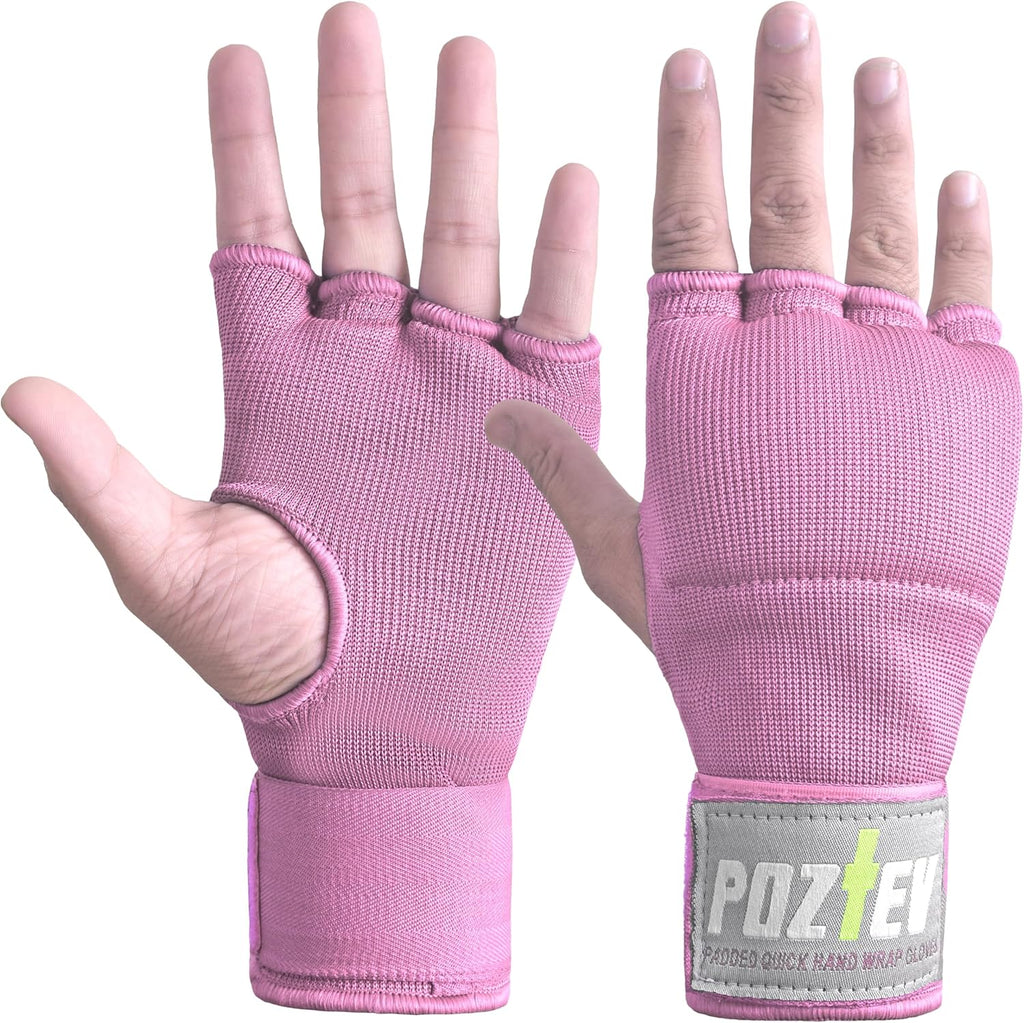 Boxing Hand Wraps for Men & Women - Boxing Quick Wraps Inner Gloves Kickboxing Handwraps for Boxing Gloves Gear Knuckle Support Elastic Wrist Straps for Training MMA Shadowboxing Muay Thai