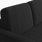 Yaheetech Sectional Sofa L-Shaped Sofa Couch Bed w/Chaise & USB, Reversible Couch Sleeper w/Pull Out Bed & Storage Space Living Room Black