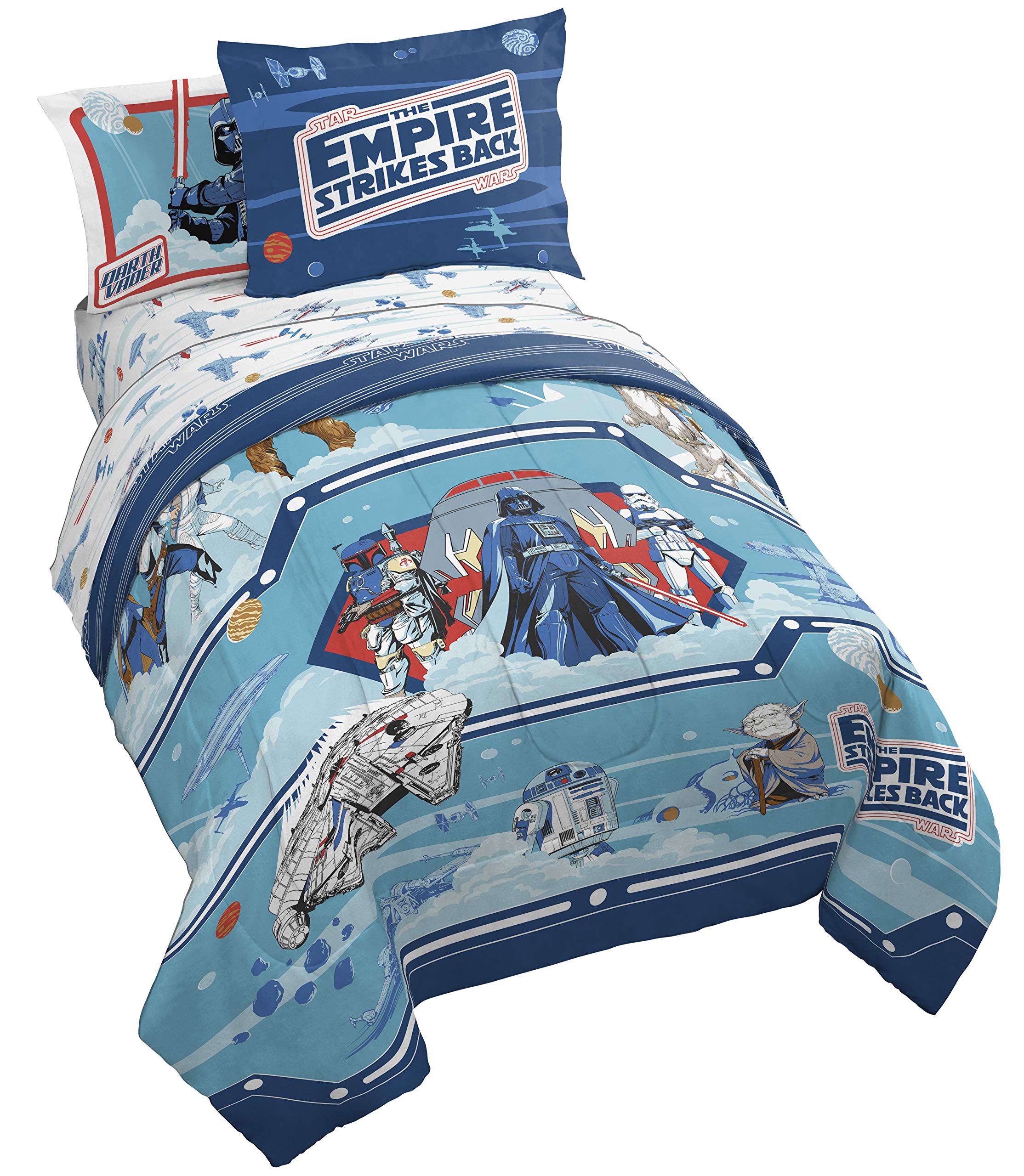 Jay Franco Marvel Spidey and His Amazing Friends Team Spidey 5 Piece Twin Size Bed Set - Includes Comforter & Sheet Set Bedding - Super Soft Fade Resistant Microfiber (Official Marvel Product)