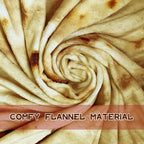 moonysweet Tortilla Blanket for Adult and Kids Double Sided Novelty Food Blanket Adult Size Funny Realistic Throw Blanket Fuzzy Fleece Blanket Flannel Teens Boys and Girls 60 inches