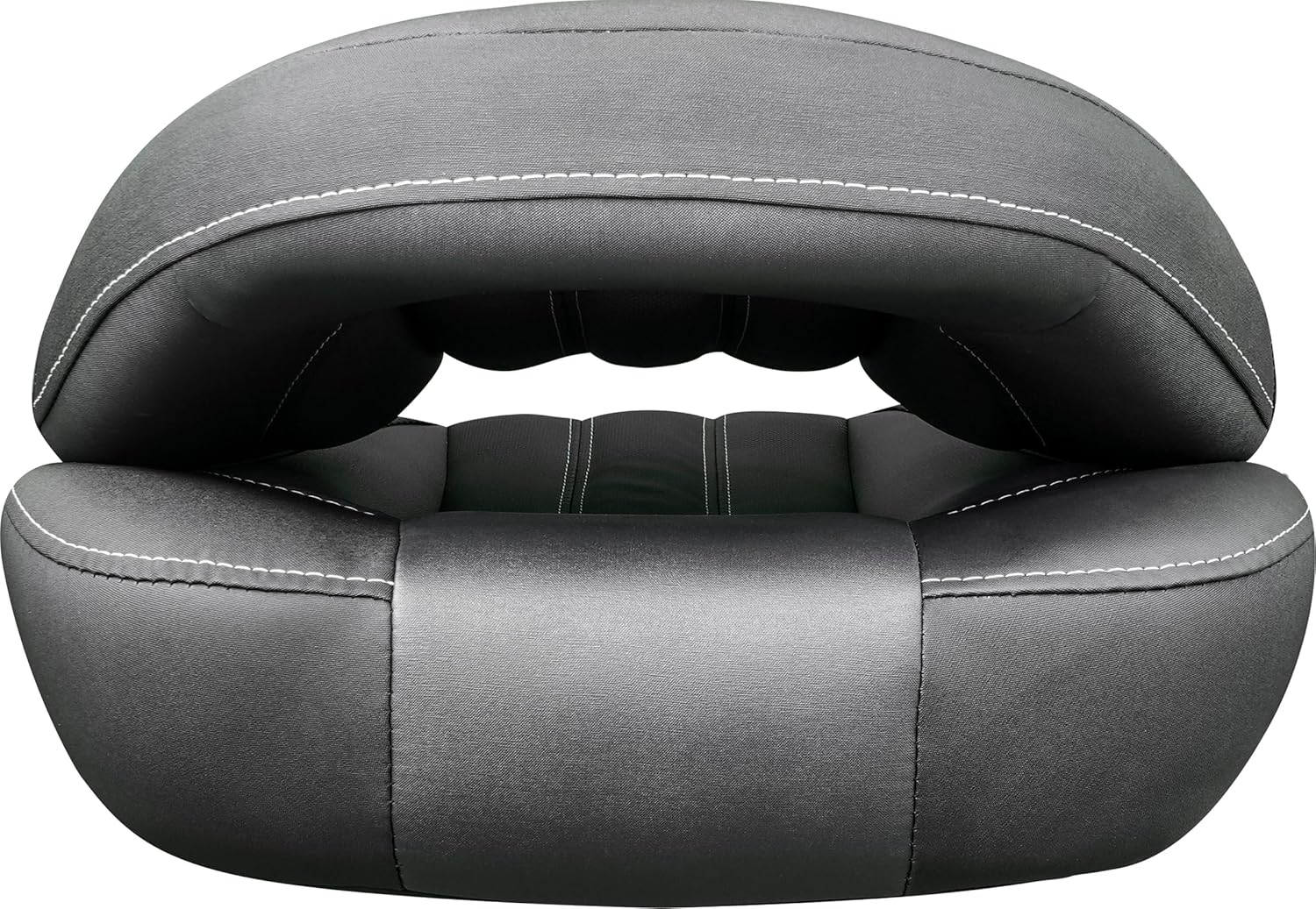 Tempress ProBax Orthopedic Folding High Back Boat Seat (Black/Charcoal/Carbon)