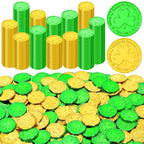 120 PCS Gold Coins, 1.4 in Plastic Gold Coins, 0.08 in Thick Fake Coins Pirate Coins Tokens Play Coins for Kids, Pirate Treasure Classroom Reward Adventure Theme Party Supplies for Pirate Party