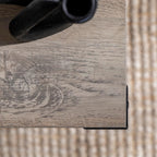 Walker Edison Sedalia Modern Farmhouse Metal X Side Table, 18 Inch, Grey Wash