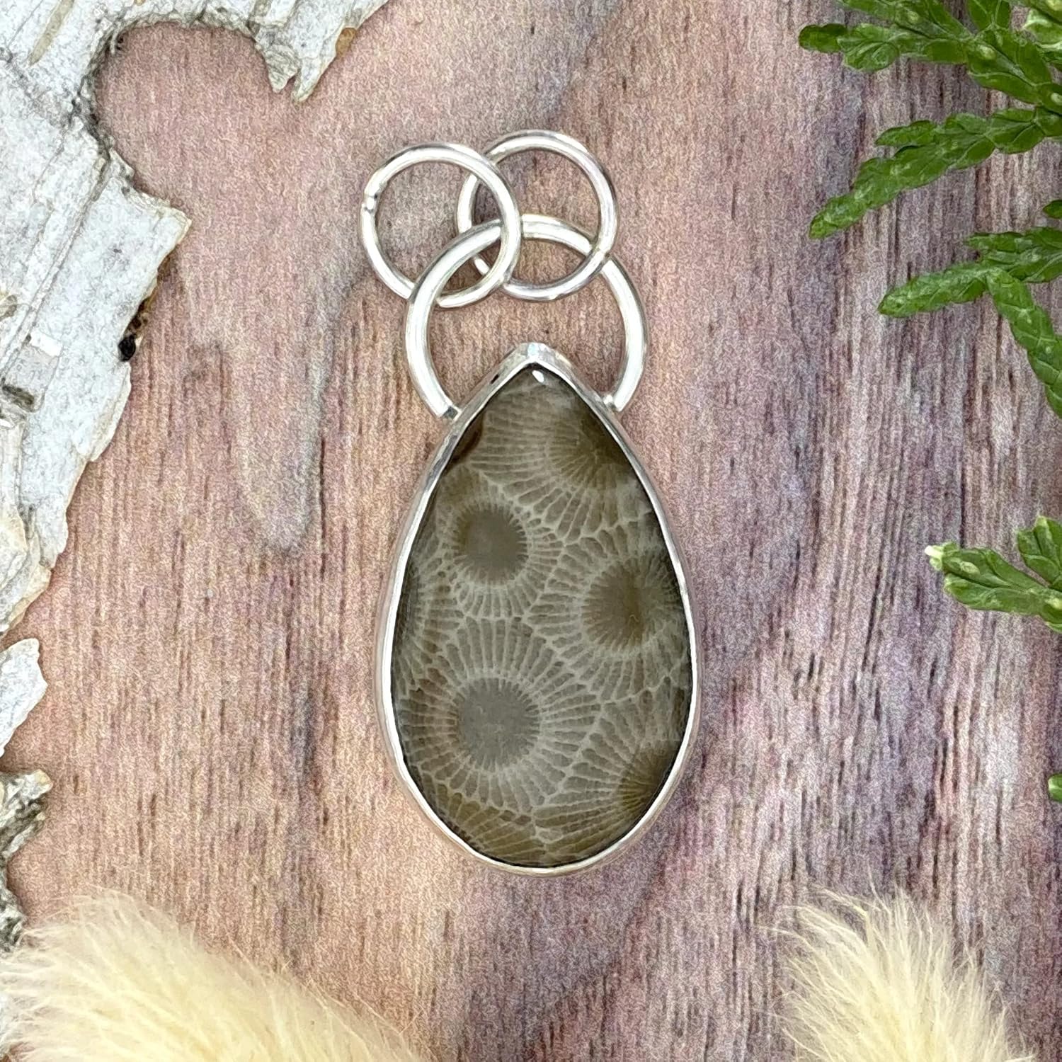 Petoskey Stone Pendant