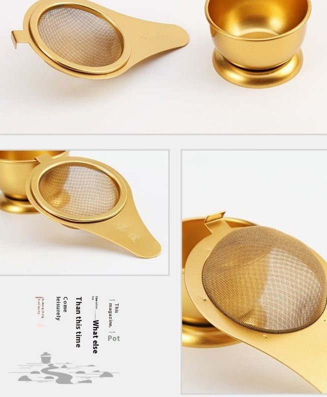 Does Not Stainless Steel Tea Strainers Bracket Tea Strainer Kung Fu Tea Utensils