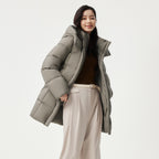 Detachable Hat Mother's Warm All-matching Coat
