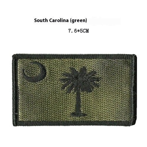 Embroidered Armband Double-sided Velcro Cloth Label