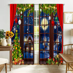 Digital Printed Christmas Curtains