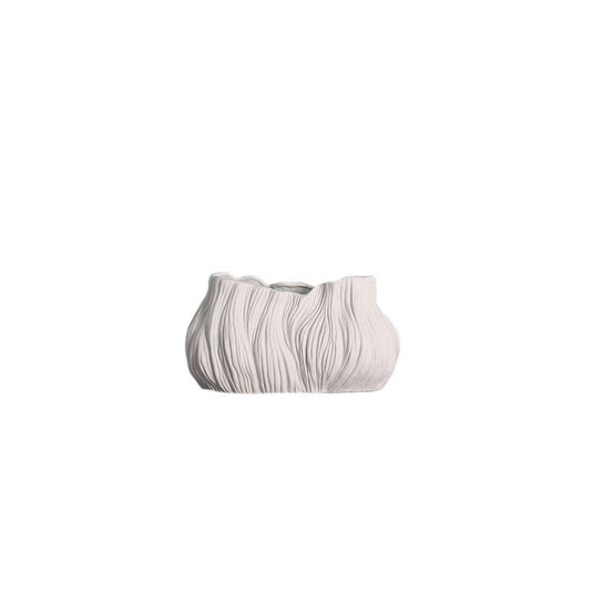 Décoration en céramique pour la maison, Style chinois Simple et moderne, gousse d'ail Simple en trois pièces