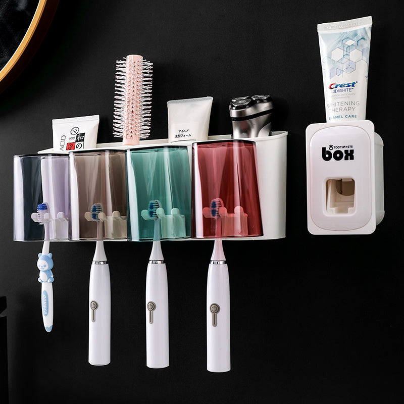 Perforation-free Toothbrush Shelf Shelf