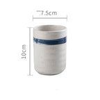 Xícara de chá de cerâmica vintage japonesa xícara reta