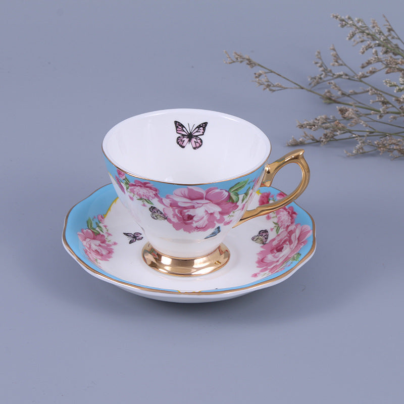 Coffee Cup & Saucer Bone China Afternoon Tea Set