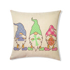 Living Room Sofa Bed Easter Linen Throw Pillowcase