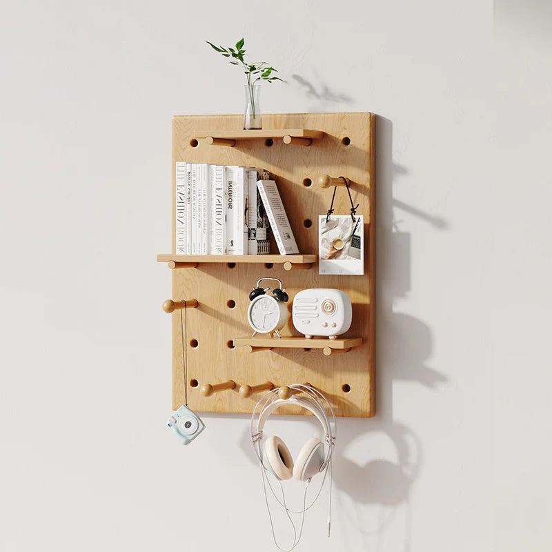 Layered Board Porch Storage Shelf