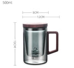 Office Tea Water Separation High Borosilicate Glasses