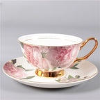 Bone China Afternoon Tea Scented Tea Coffee Ceramic Cup Dish