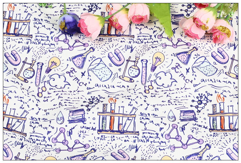 Fine Canvas Lab Print Style Fabric